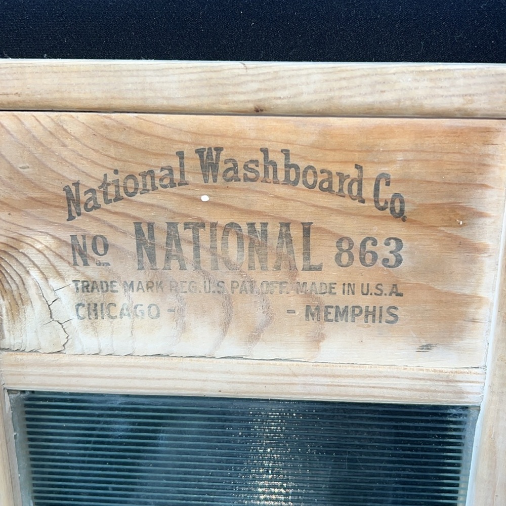 The Glass King Lingerie Washboard National Washboard Co. No. 863 - Picture 4 of 4